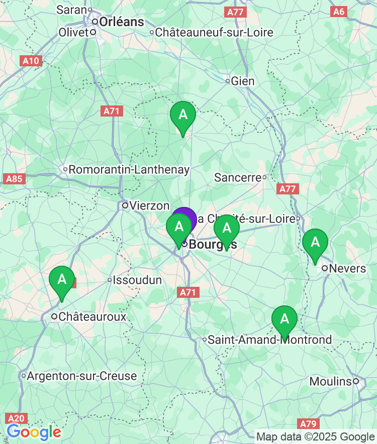 Bourges Available Airport Options